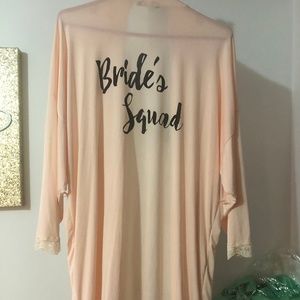 Bride's Squad robe